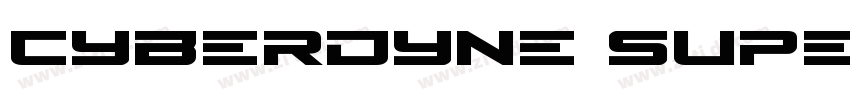 Cyberdyne Super字体转换